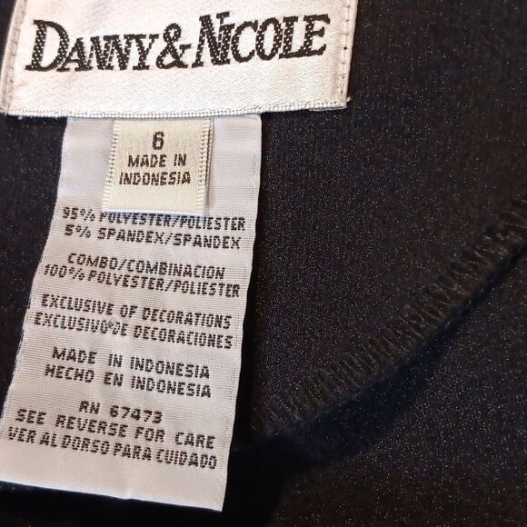 Danny and Nicole LBD With Polka Dot Sleeves. Quiet Luxury - Picture 8 of 10